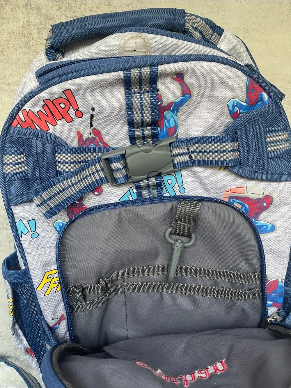 Pottery Barn Kids Mackenzie Personalized Nathan Spider-Man Small Backpack